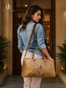 Crunch Leather Luggage Bags Stylish Multi Uses Handmade Bag Unisex Travel Bag <b>Big</b> Size Multi Uses Hair on Hide <b>Handbag</b> - Product Image 6