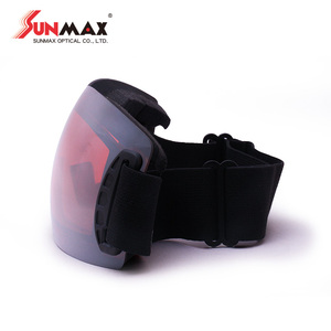 Masque de ski léger sans monture pour homme avec lentille sphérique anti-buée pour usage extérieur - Product Image 5