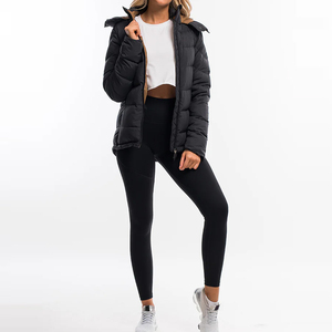 High Quality Women Cotton <b>Puffer</b> <b>Jacket</b> Wholesale <b>Cheap</b> Price Oem Service Breathable Custom Design Hooded Winter - Product Image 5