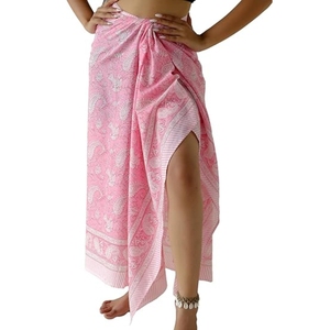 Pareo de chifón transparente de secado rápido para mujer, cubrebañador, pareo de playa - Product Image 1