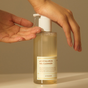 Nettoyant en gel à l'acide hyaluronique HYGGEE pH 200ml, nettoyant hydratant pour peaux sensibles, soin de la barrière cutanée, soin coréen de la peau - Product Image 4