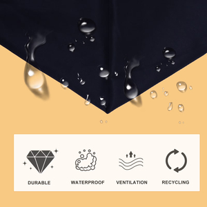 Capa Profesional para Peluquería, Color Marrón, Poliéster Resistente al Agua, Capa para Cortar el Cabello, Cierre Ajustable con Broches, Reutilizable, para Salón - Product Image 2