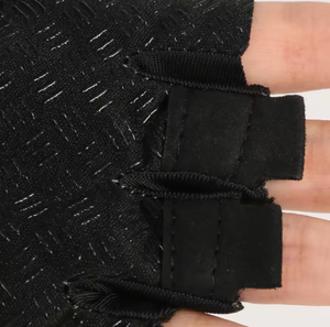 Guantes de Medio Dedo Transpirables y Ligeros de Seda de Hielo, Antideslizantes, para Gimnasio, Ciclismo y Levantamiento de Pesas, Unisex - Product Image 3