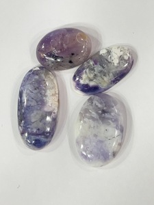 Lot de 10 cabochons en pierre naturelle violette de qualité AA, 49g, vente en gros, pierres précieuses en vrac pour la fabrication de bijoux, fournisseur en gros Chine - Product Image 4