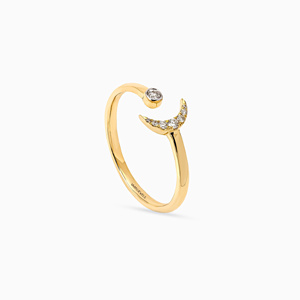 Anillo de Compromiso de Diamantes Cultivados en Laboratorio, Chapado en Rodio, Oro de 10K/14K/18K y Plata 925/935 para Mujer |   Joyería Fina para Uso Diario - Product Image 4