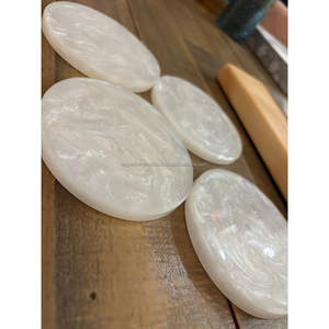 Handmade round <b>Resin</b> Drink Coaster for Party Decorations Easter Themed Waterproof Feature from India - Product Image 2