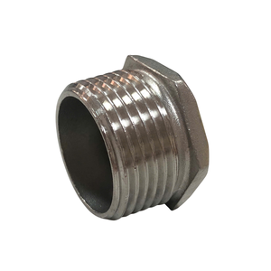 Bague hexagonale en acier inoxydable moulé sur mesure OEM/ODM avec logo personnalisé, raccords de tuyauterie de haute précision pour diverses industries, finition lisse - Product Image 2