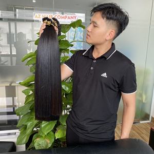 Extensions de cheveux à la kératine Remy vietnamiens les plus vendus Noir naturel I Tip Longue durée et Durable - Product Image 1