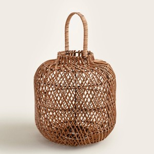 Home accessory <b>cheap</b> cost rattan lantern beautiful designed tealight <b>candle</b> holder lanterns - Product Image 1