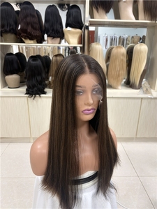 Venta de Fábrica: Pelucas de Cabello Humano Virgen Chino con Frente de Encaje Transparente, Base de Encaje, Largas, Tamaño Pequeño/Grande, 150% de Densidad, Todas las Tonificaciones - Product Image 2