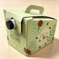 Sac en boîte personnalisé de 1L, 2L, 3L, 5L avec sac intérieur en aluminium et bouchon à vis, pour café froid, jus, vin, thé et autres boissons