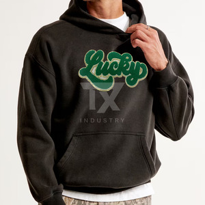 Online Best Selling <b>Pullover</b> <b>Men</b> Chenille Embroidery Hoodies Top Quality <b>Men</b> Hoodies Best Product Chenille Embroidery Hoodies - Product Image 5