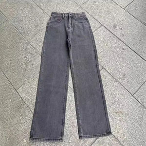 Nouveauté, service OEM, jeans baggy sur mesure de haute qualité pour femmes, jeans en denim baggy surdimensionnés, taille plus, en coton pour femmes - Product Image 5