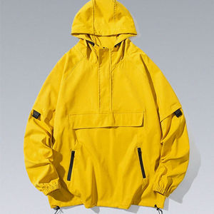 Veste coupe-vent à capuche pour l'hiver, vêtements techniques, vêtements de rue modernes, légers, imperméables et respirants - Product Image 5