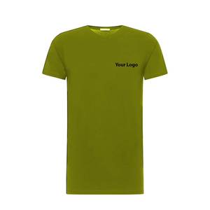 T-shirts couleur unie à col rond et à manches courtes en coton de coupe régulière T-shirts homme et garçons personnalisés et surdimensionnés T-shirts pour hommes Exportateur BD OEM - Product Image 5