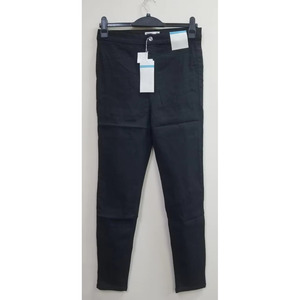 Dernières Tendances : Jeggings en Jean pour Femme, Respirants, Écologiques, Lavés, Couleur Unie, Coupe Droite Mi-Haute, Longueur Intégrale, 100% Coton - Product Image 2