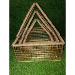 Indian Style Luxury Baskets & Bins With Rose Handles Eco Friendly Metal Custom <b>Gift</b> Hamper <b>Sets</b> <b>Cheap</b> Price - Product Image 1
