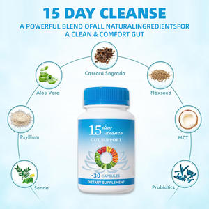 Capsule di pulizia del <span class=keywords><strong>Colon</strong></span> di 15 giorni supporto naturale disintossicazione perdita di peso intestinale Detox capsula dimagrante <span class=keywords><strong>Private</strong></span> <span class=keywords><strong>Label</strong></span> integratore di fabbrica - Product Image 5