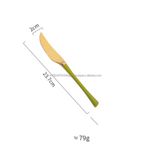 Luxury 18/10 Stainless Steel Green Color Handle <b>Flatware</b> <b>Set</b> Utensils <b>Sets</b> for Home Hotel Restaurant Christmas - Product Image 2