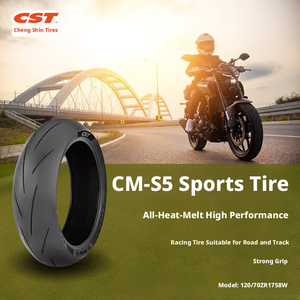 Nuovo Pneumatico CST <span class=keywords><strong>CM</strong></span>-S5 ad Alte Prestazioni per Moto Sportive, Cerchio da 17 Pollici, Tubeless, per Uso su Pista e Strada - Product Image 6