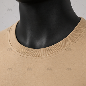T-shirts blancs unis pour hommes en jersey 100% coton, manches courtes, col rond, tailles S à 5XL, design personnalisé, logo OEM, impression numérique - Product Image 2