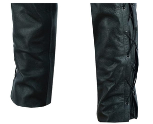 Nouveau pantalon en cuir unisexe pour moto, coupe-vent, confortable, design élégant, pour le tourisme et les activités de plein air, longueur cheville - Product Image 3