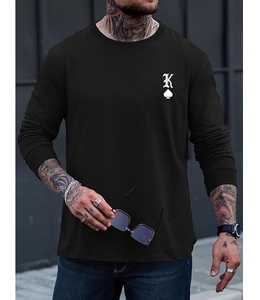Wholesale Price OEM Service Casual Long Sleeve Neck Shoulder Slope Printed Comfortable Men's Cotton Sweatshirt From Bangladesh - Product Image 2