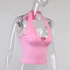 Vente en gros Personnalisé Meilleure vente TikTok Brassière de sport pour femme avec coussinets intégrés Respirante Sensation seconde peau pour le yoga et la gym - Product Image 2