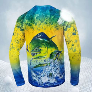 T-shirt de pêche personnalisé, nouvelle mode, sublimation, vêtements de pêche, manches longues, fabriqué au Pakistan, chemise de pêche pour hommes - Product Image 6