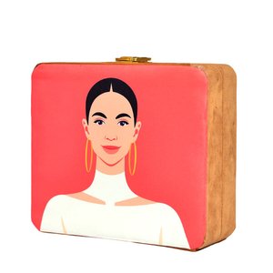 Pochette rose corail pour femmes et voyages - Product Image 2