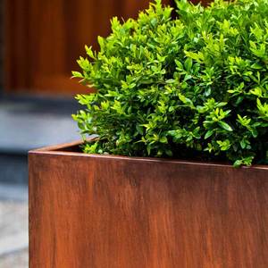 Hot Selling Galvanized Metal <b>Large</b> Vintage Finishing Square Set of 3 Outdoor Garden Planters for <b>Plants</b> - Product Image 2