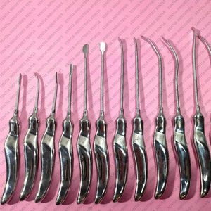 Kit d'élévateurs et de dissecteurs endoscopiques premium pour lifting des sourcils et lifting facial, en acier inoxydable, instruments de chirurgie plastique pour rajeunissement facial, certifié CE - Product Image 6