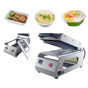 Machine d'emballage manuelle économique pour barquettes alimentaires, fruits, viandes et repas - Emballeuse de barquettes personnalisée Hualian Mold - Product Image 2