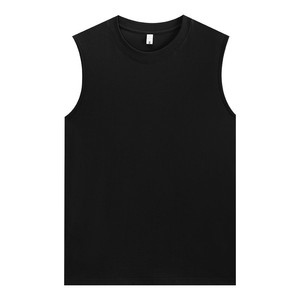 Débardeur Homme Grande Taille 100% Coton 200g Col Rond Sans Manches Style Décontracté pour la Gym – Prix Usine Chine Bangladesh - Product Image 6