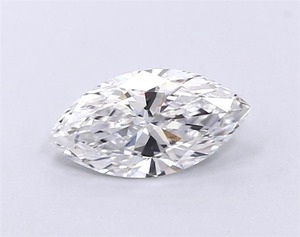 Pierre de laboratoire CVD élégante et de qualité supérieure pour la joaillerie fine, diamant rond taille marquise de 0,85 carat, couleur E, clarté VS1. - Product Image 1