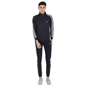 Mens Taiwan Sports Four-Way Stretch Skinny Solid Lightweight Spandex/<b>Polyester</b> <b>Tracksuit</b> Comfortable Premium Velour Active Wear - Product Image 2