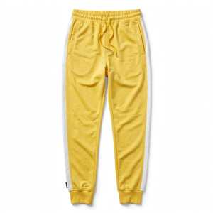 Ensemble de survêtement sportif d'hiver à capuche avec cordon de serrage, motif uni, logo frontal et poches latérales - Product Image 4