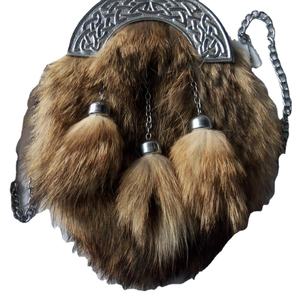 Sporran de Piel de Conejo de Color Sólido Hecho a Medida 100% de Alta Calidad con Bolsas para Sporran, Producto de Primera Calidad - Product Image 1