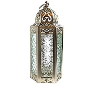 โคมไฟแขวนโลหะสไตล์โมร็อกโกทำมือ พร้อมแผงกระจกใส สำหรับตกแต่งบ้านและงานอีเว้นท์ ขายส่ง - Product Image 3