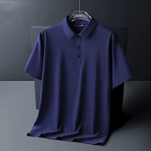 เสื้อโปโลแขนสั้นผู้ชาย สีพื้น ทรงปกติ สไตล์ลำลอง ผ้าป๊อปลินระบายอากาศดี ดีไซน์แบบทอ - Product Image 4