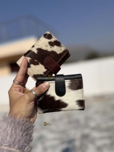 Cartera Pequeña de Cuero Auténtico con Diseño Moderno y Elegante, Estilo Occidental, Multiusos, para Mujer - Product Image 2