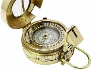 Boussole Nautique Militaire Vintage à Ouverture par Pression MAGNESIA, Antique et de Collection, pour Utilisation Maritime Extérieure - Product Image 2