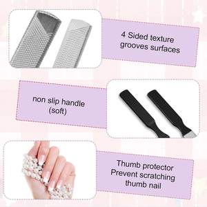 2 Limas de Uñas de Acero Inoxidable de Doble Cara, Resistentes, Tipo Zebra, para Uñas Gruesas, para Hombres, Mujeres, Perros y Mascotas - Product Image 3