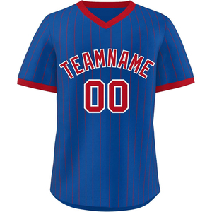 Meilleur prix Ensemble de maillots de baseball pour hommes adultes, nom d'équipe personnalisé imprimé, col en V, 100% polyester, vêtements de sport respirants, shorts courts - Product Image 5