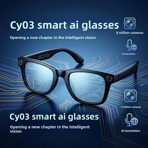 Lunettes Intelligentes de Traduction IA Forwin CY03 avec Double Caméra 800MP, Assistant Vocal Mains Libres, Lecteur de Musique, Chargement Type-C, Portée Bluetooth 10m - Product Image 1
