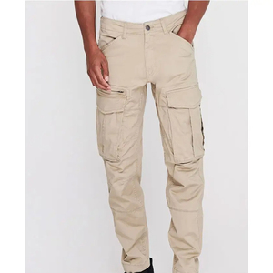 Pantalones Cargo para Hombre de Alta Calidad, Transpirables y Ligeros, de Algodón/Poliéster, Color Sólido, Corte Recto, Cintura Media, Casuales - Product Image 6