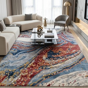 Tapis artisanal en laine avec motifs irréguliers et surface tactile pour maisons design et projets d'intérieur créatifs - Product Image 5