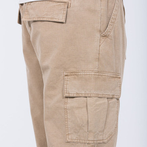 Pantalones Cargo para Hombre, 100% Algodón, Ecológicos, de Secado Rápido, Transpirables, Estilo Safari, Cierre con Cordón, Ligeros, de Color Sólido - Product Image 4