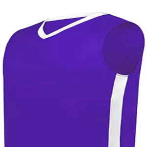Custom Design Good Quality Basketball Jersey Quick Dry Sleeveless Sports Team Wear Comfortable Lightweight Training Jersey - Product Image 2