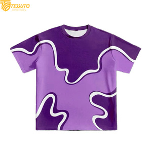 Camiseta Personalizada con Estampado por Sublimación para Hombre, Estilo Urbano, Gráfico, Casual, Hombros Caídos, Algodón y Poliéster - Product Image 2